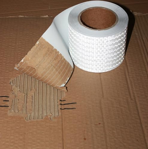 White Reflective Tape 4 inch Wide