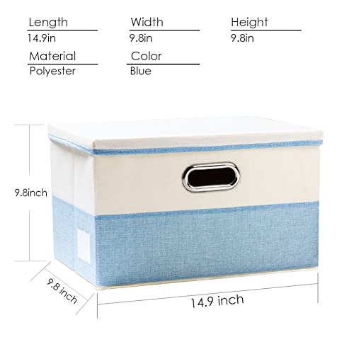Collapsible Storage Bin with Lid [3 (3 Count)