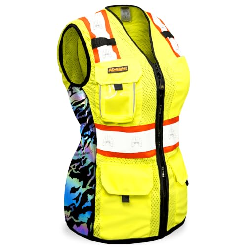 TIGER QUEEN Hi Vis Safety Vest for Women Class 2