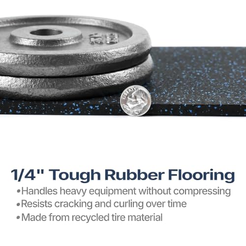 Traxxon by FlooringInc Rubber Gym Flooring Roll