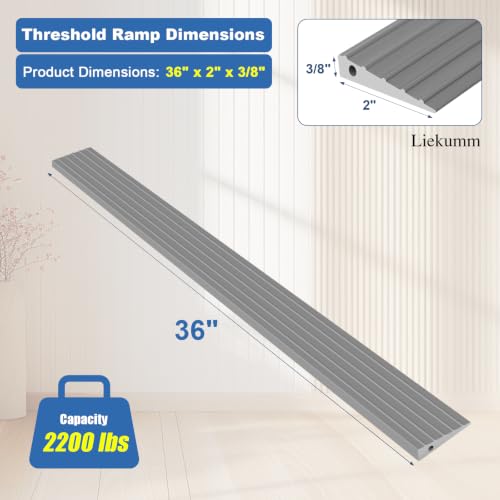 3 8" Odorless Threshold Ramp