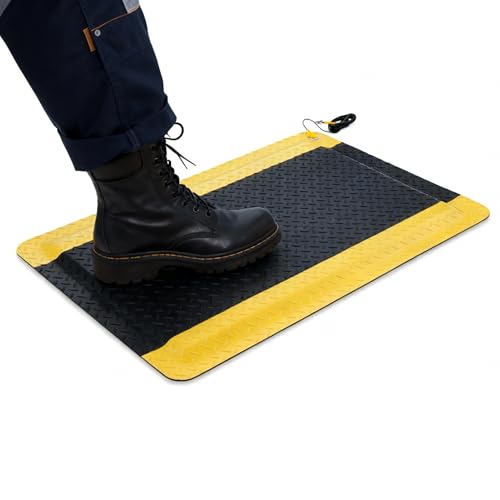 1 Pack 2'x3' ESD Anti Fatigue Mat with Ground Wire