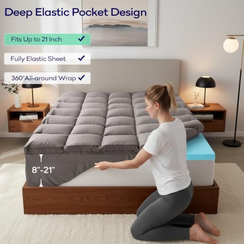 4 Inch Dual Layer Mattress Topper