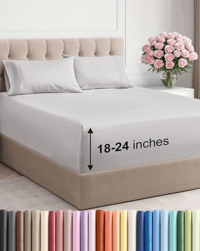 Extra Deep Twin Sheet Set (4 Piece Set)