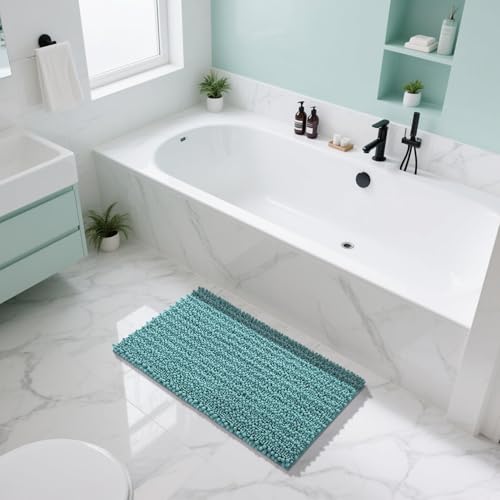 Large Bathroom Rugs Non Slip Washable 36x24 Inch