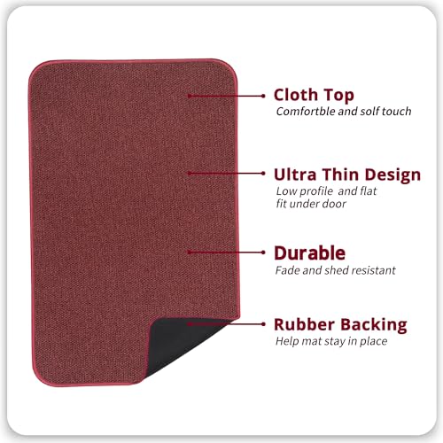 Bath Mat Ultra Thin Bathroom Rugs (918 sq in Count)