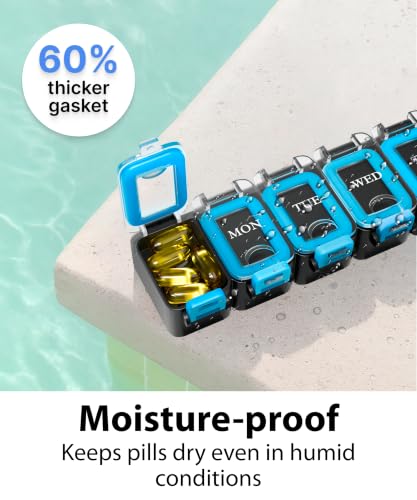 Large Weekly Pill Organizer 2 Times a Day