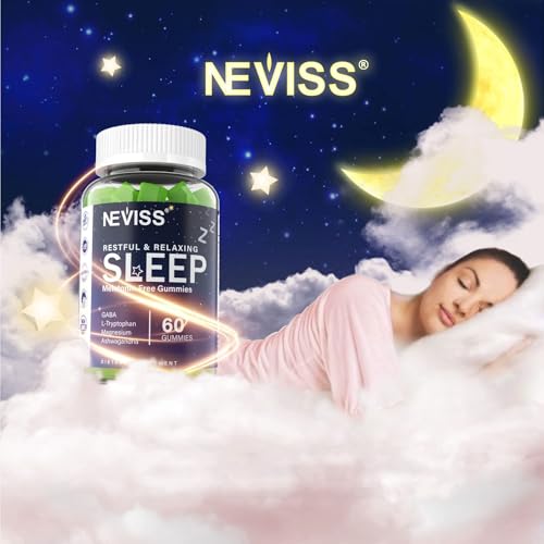 Melatonin Free Sleep Aid Gummies for Adults (120 Count)