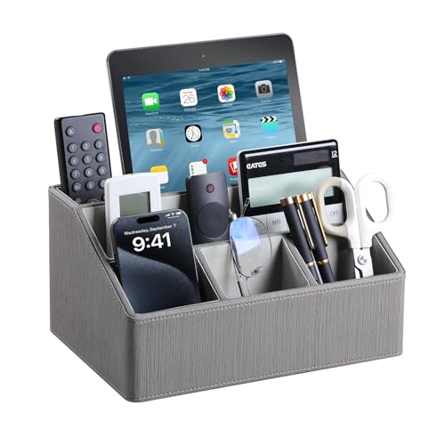 PU Leather Desk Organizer