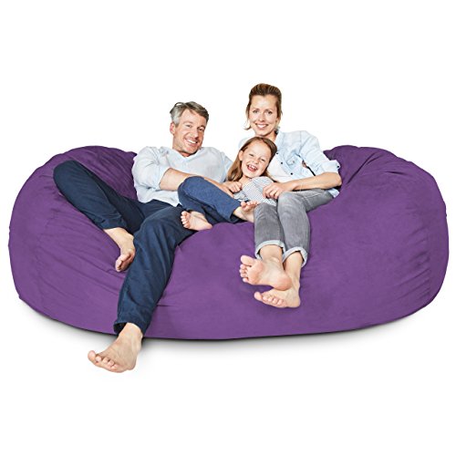Luxurious Giant 7ft Bean Bag Chair with Microsuede Cover