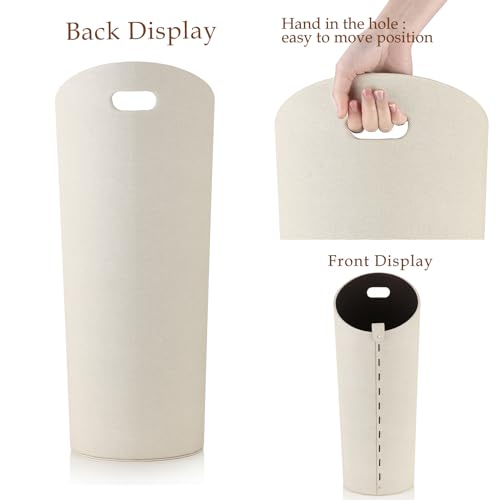 Tall Umbrella Holder White That won't Tip Over and Removable Drip Water Tray Modern Farmhouse Home Decor Umbrella Bucket Rack Can Storage 10 Different Sizes of Golf Umbrellas Canes etc