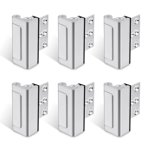 Home Security Door Reinforcement Lock (6 Count)
