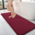 Memory Foam Bathroom Runner Rugs 47x17