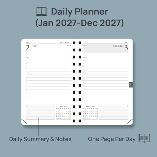 2027 Daily Planner One Page Per Day