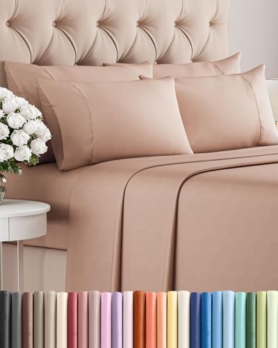 King 6 Piece Bed Sheet Set