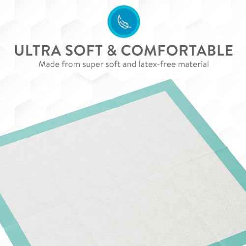 Extra Large Super Absorbent Disposable Bed Pads for Incontinence Ultra Thick and Absorbent Bed Pads Disposable Adult (50 Count)