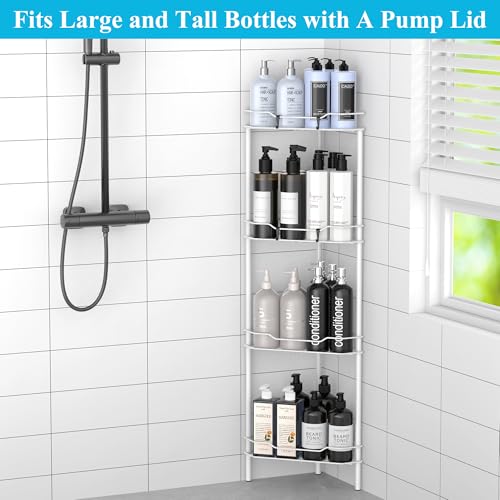 Metal Floor Standing Corner Shower Caddy