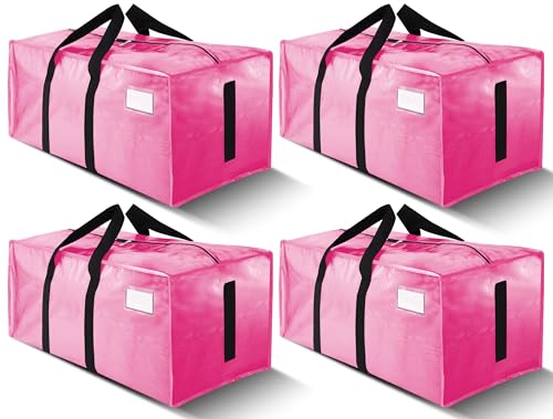Supports 200lbs Heavy Duty Moving Bags (4 Count)