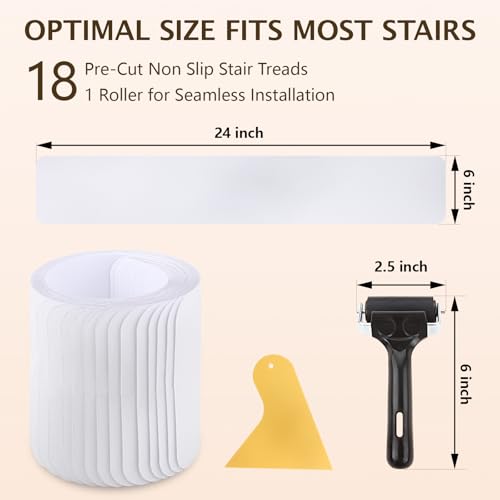 Clear Non Slip Stair Treads (18 Count)