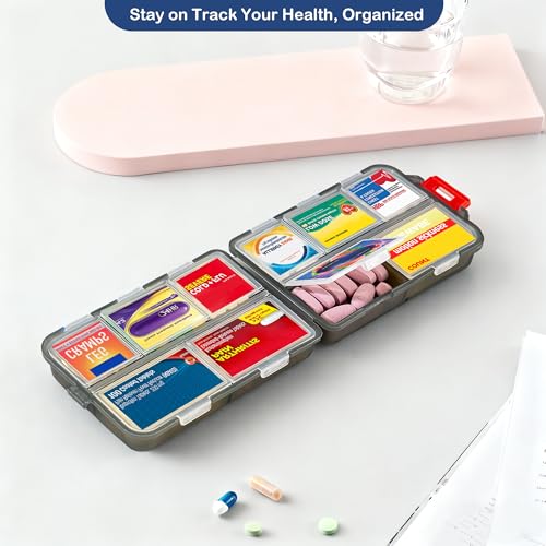 Extra Large Pill Organizer with 161 Medicine Labels