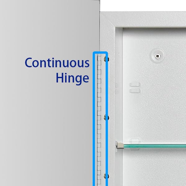 Bathroom Medicine Cabinet with Beveled Edge Mirrored Door 36 x 26 inch