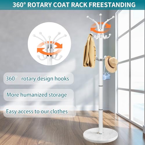 Coat Rack 360°Rotary Coat Rack Stand