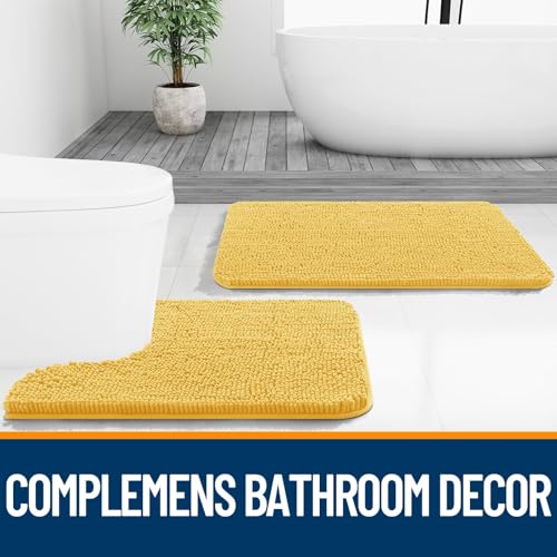 Chenille Bathroom Rugs Mats Sets 2 Piece