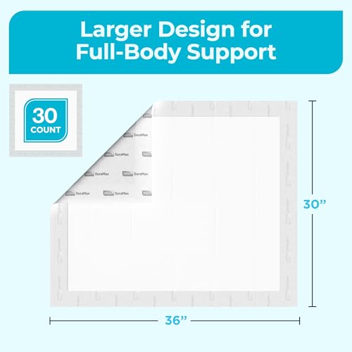 Extra Large Super Absorbent Disposable Bed Pads for Incontinence Ultra Thick and Absorbent Bed Pads Disposable Adult (30 Count)