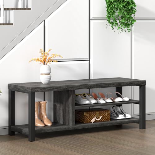 Entryway Bench with Shoe Storage