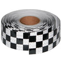 Black White Reflective Tape Outdoor Waterproof 3 inch X 166 feet