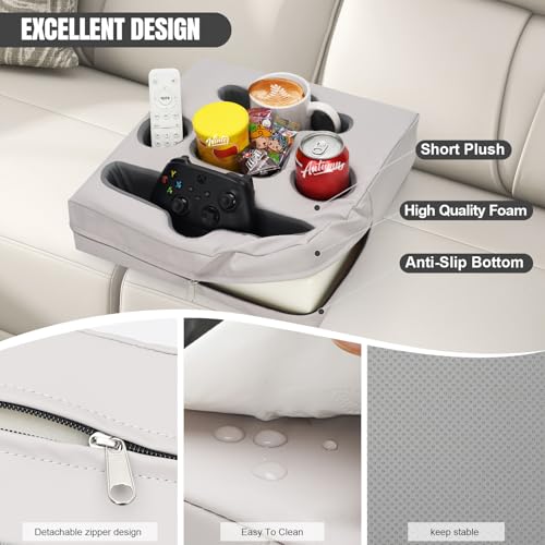 Couch Cup Holder Pillow Tray