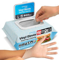 110 Pack Clear Vinyl Gloves (110 Count)
