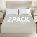 2 Pack Waterproof Mattress Protector Queen Size (2 Count)