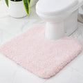 Toilet Rug 22x24 Non Slip Fluffy Toilet Floor Mat U Shaped Washable Bathroom Contour Rug for Toilet Absorbent Thick Toilet Carpet