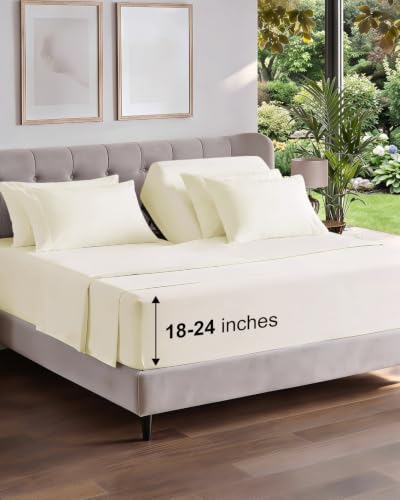 Extra Deep Flex Top Split Head King Sheet Set