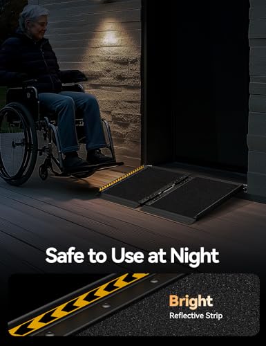 FACHNUO 2FT Wheelchair Ramp for Threshold 2 (208 Ounce)