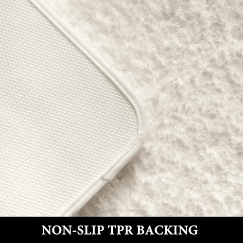 Ivory Toilet Bathroom Rug U