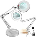 12X Magnifying Glass with Light and Stand