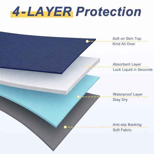 Washable Positioning Bed Pad with 8 Handles