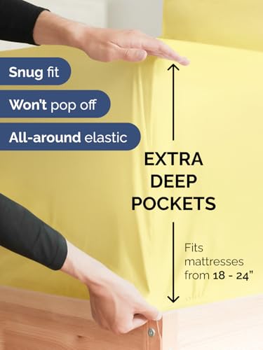 Extra Deep Cal King Sheet Set