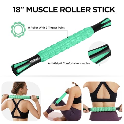 Muscle Roller & Massage Roller Stick for Athletes