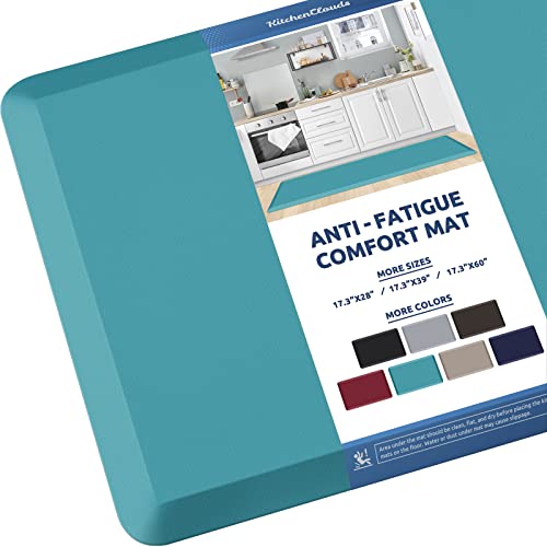 Kitchen Mat Cushioned Anti Fatigue Kitchen Rug 17.3"x60" Waterproof Non Slip Kitchen Rugs and Mats Standing Desk Mat Comfort Floor Mats for Kitchen House Sink Office