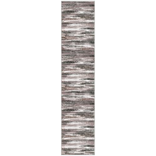 Modern Abstract Runner Rug 2.6x12 (31.2 Sq Ft)