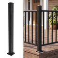 Deck Post 2.76 in. x 2.76 in. x 39 in Perpendicular Adjacent Two Side Pre
