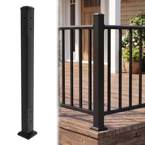 Deck Post 2.76 in. x 2.76 in. x 39 in Perpendicular Adjacent Two Side Pre
