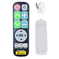 Backlit Big Button TV Remote Replacement for LG TV with Cover & Hook