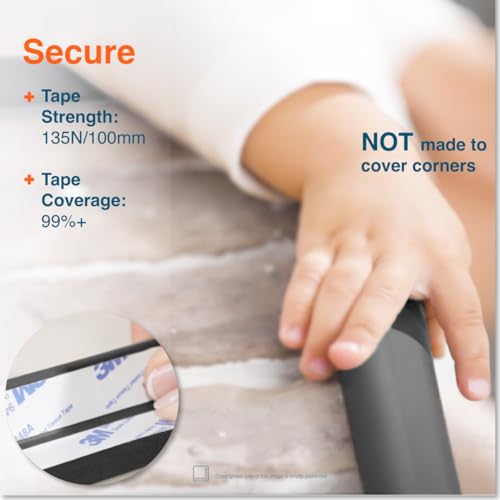 HeftyFit Edge Protector for Baby Proofing (12 Foot)