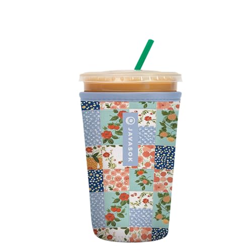 JavaSok Iced Coffee & Cold Soda Insulated Neoprene Cup Sleeve
