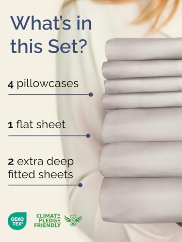 Extra Deep Split King Sheet Set
