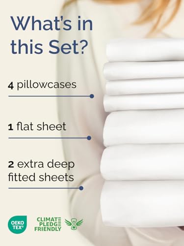 Extra Deep Split King Sheet Set